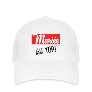 ZUKÜNFTIGE BRAUT. Junggesellinnenabschied. HOCHZEIT. MANNSCHAFT - Flexfit Cap - Weiß - Vorne