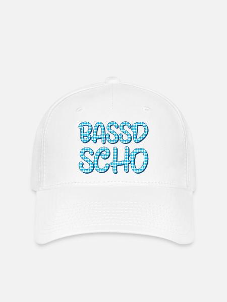 Bassd scho - Flexfit Cap - Weiß