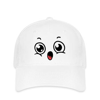 Face Costume - Flexfit Cap - white - Front