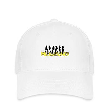 LAIT & MIEL - Casquette Flexfit - blanc - Devant