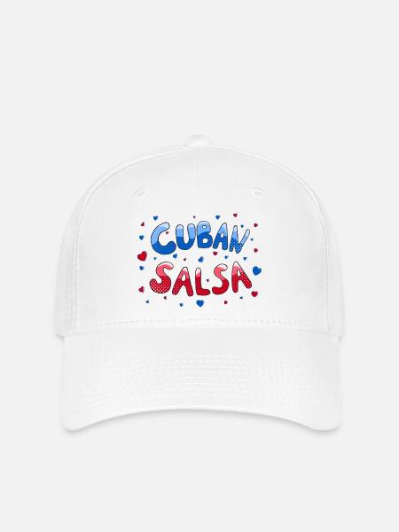 Cuban Salsa Rueda Timba Tanzen - Flexfit Cap - Weiß