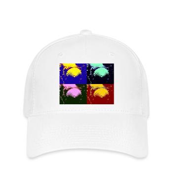 Muschel - Flexfit Cap - Weiß - Vorne