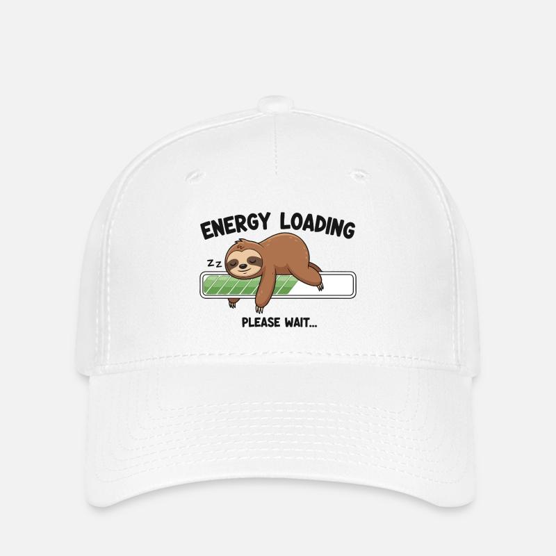 Mode sieste de la batterie - Casquette Flexfit - blanc