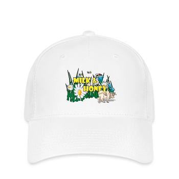 MILK AND HONEY - Flexfit Cap - Weiß - Vorne