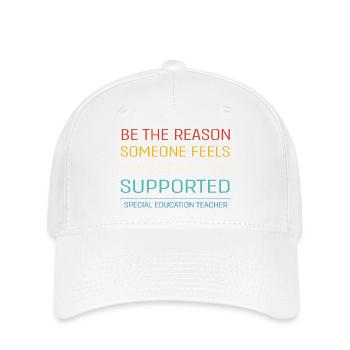 Special Needs School Teacher Special Education Pedagogue - Flexfit Cap - white - Front