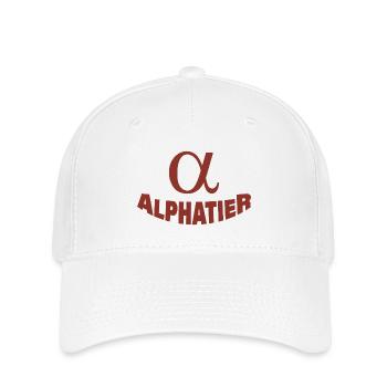 Animal alpha - Casquette Flexfit - blanc - Devant