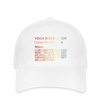 Yoga Teacher Term - Flexfit Cap - white - Front