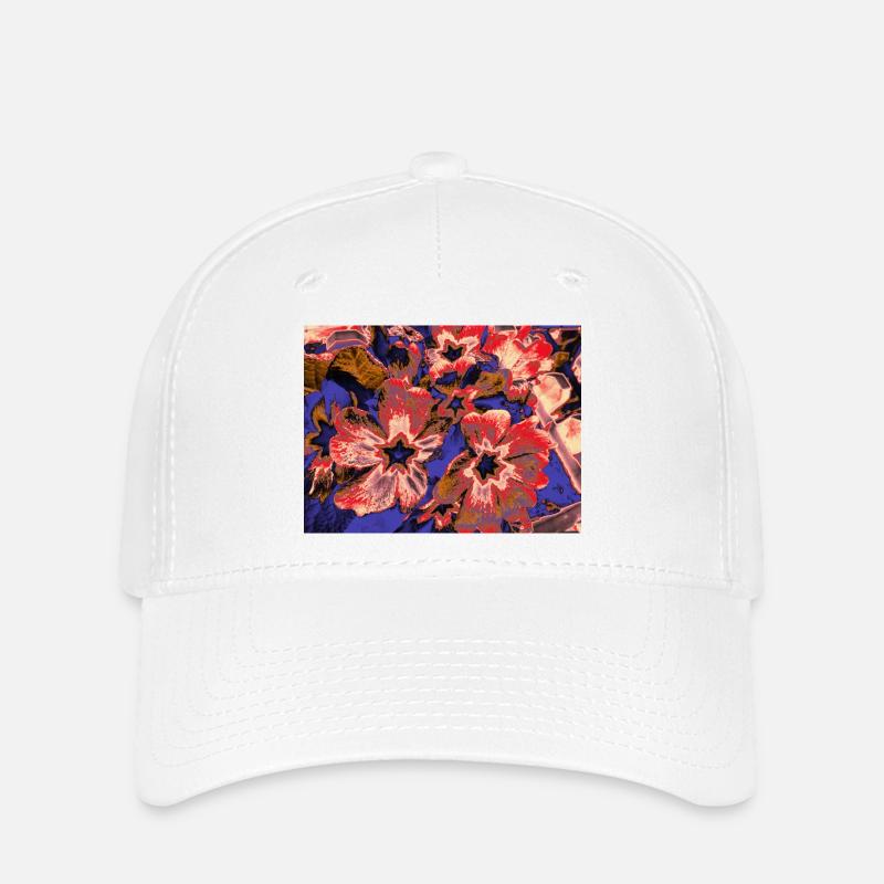 Neon Blossom Color Magic - Flexfit Cap - white