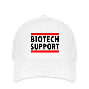 biotech support - Flexfit Cap - white - Front