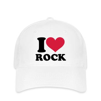 Rock - Flexfit Cap - white - Front