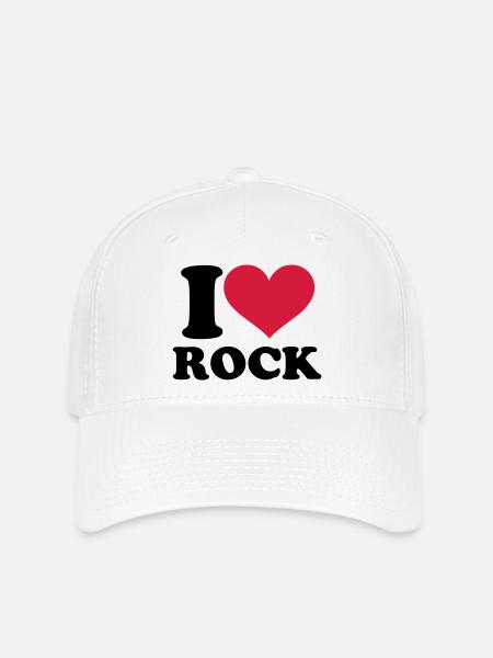 Rock - Casquette Flexfit - blanc