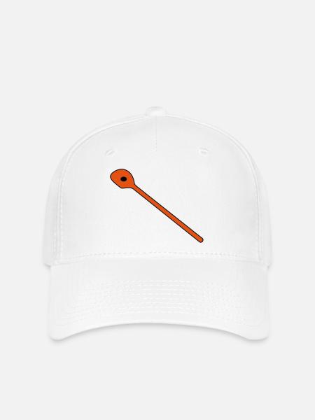 Kochloeffel 2 - Flexfit Cap - Weiß