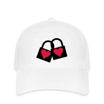 Love Lock - Flexfit Cap - Weiß - Vorne