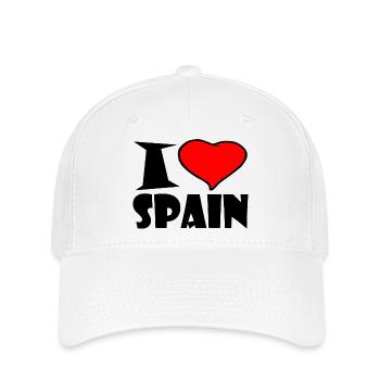 I love Spain - Flexfit Cap - Weiß - Vorne
