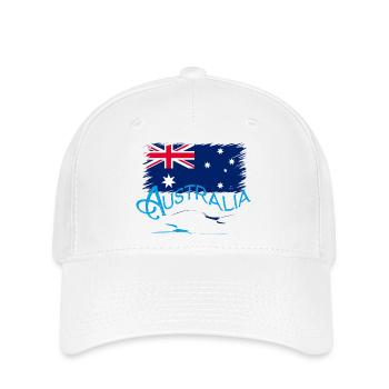 Australia - Flexfit Cap - white - Front