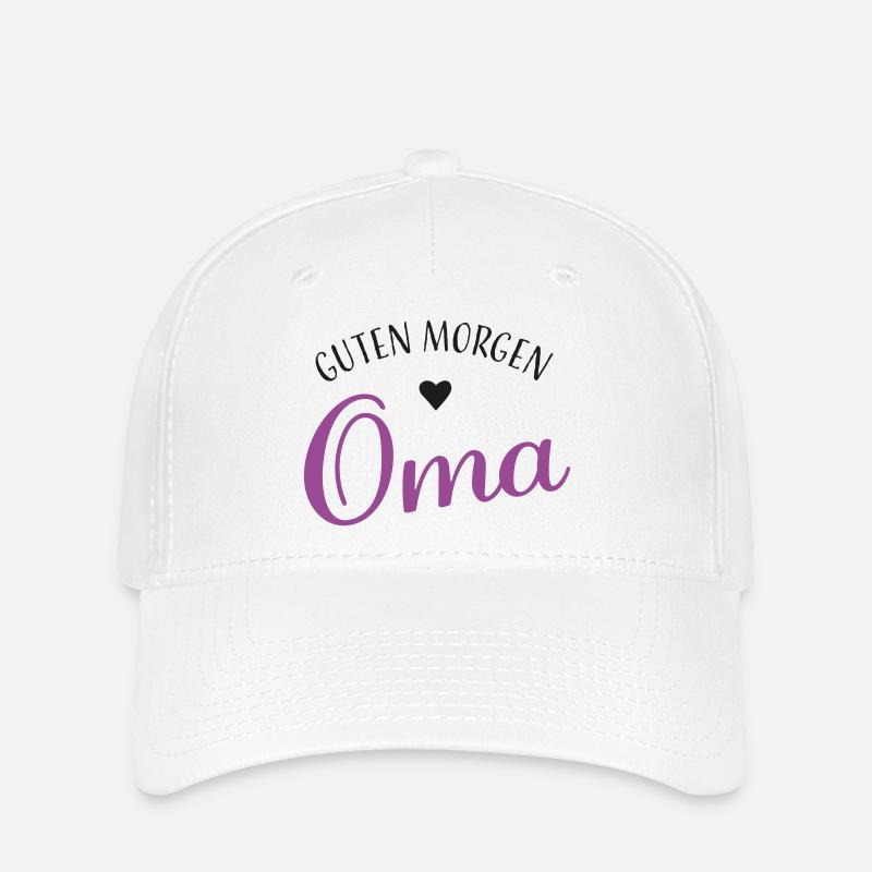 Guten Morgen Oma - Flexfit Cap - Weiß