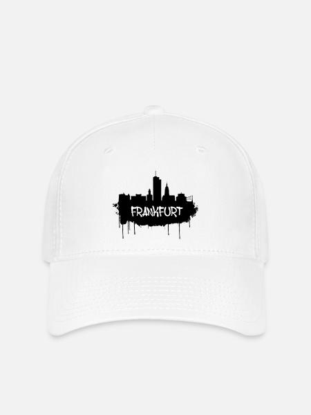 Frankfurt Graffiti Skyline - Flexfit Cap - Weiß