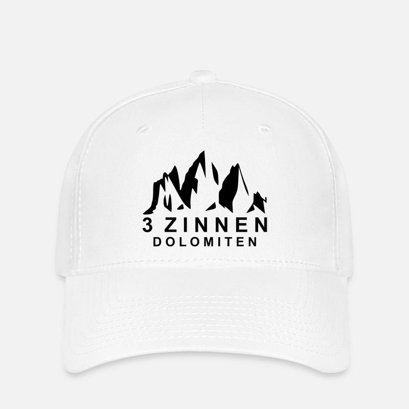 3 Peaks Dolomites - Flexfit Cap - white