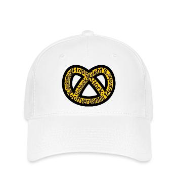 Bretzel Alsace Expression - Casquette Flexfit - blanc - Devant