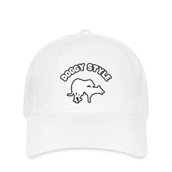 Doggy Style White Grunge - Flexfit Cap - Weiß - Vorne