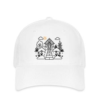 Allotment Garden Nature - Flexfit Cap - white - Front