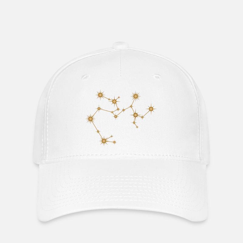 Sternbild Schütze Sternzeichen Sternzeichen - Flexfit Cap - Weiß