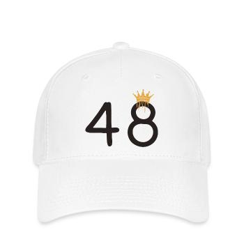 48 - Flexfit Cap - Weiß - Vorne