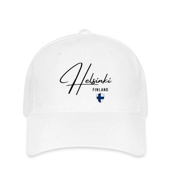 Elegant design Helsinki, I love Helsinki - Flexfit Cap - white - Front