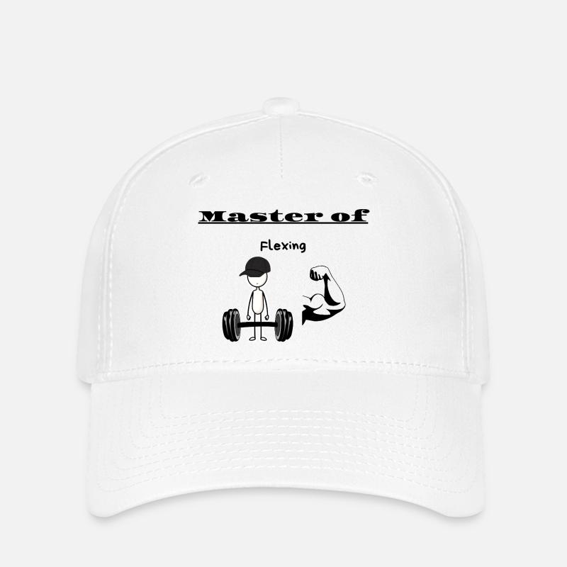 Master of Flexing - Flexfit Cap - white