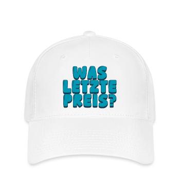 was letzte preis - Flexfit Cap - Weiß - Vorne