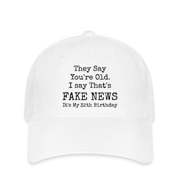 32th Birthday | 32 Years Old Birthday - Flexfit Cap - white - Front