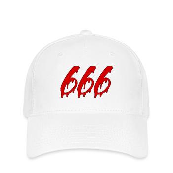 666 - Flexfit Cap - white - Front