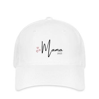 Mama 2025 - Flexfit Cap - Weiß - Vorne