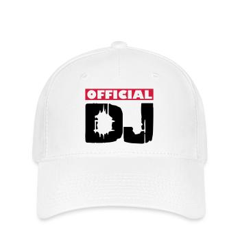DJ - Casquette Flexfit - blanc - Devant