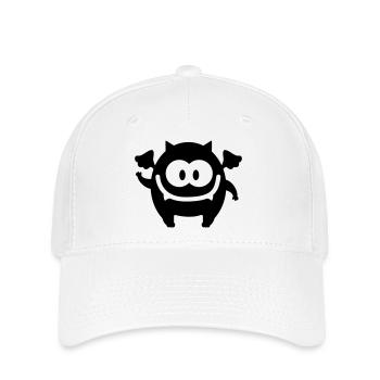 Monsterchen - Line - Flexfit Cap - white - Front