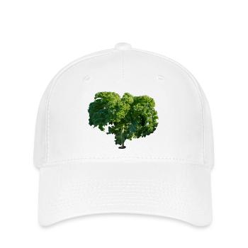 kale gruenkohl kohl veggie gemuese vegetables2 - Flexfit Cap - Weiß - Vorne