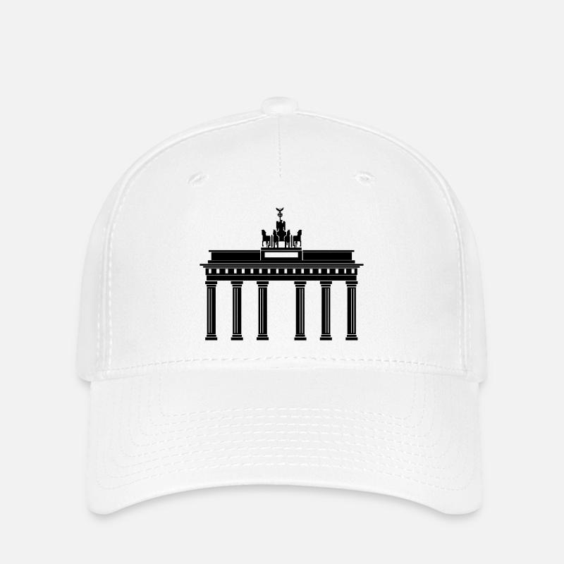 Brandenburger Tor - Flexfit Cap - Weiß
