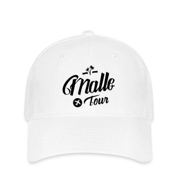 malle tour - Flexfit Cap - Weiß - Vorne