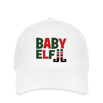 Bébé elfe - Casquette Flexfit - blanc - Devant