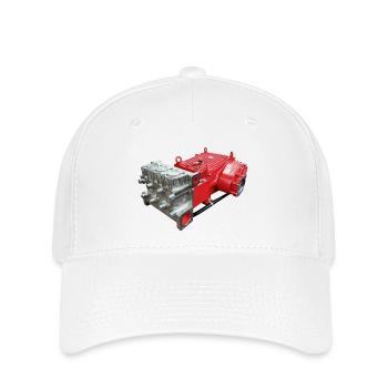 P81 - Casquette Flexfit - blanc - Devant