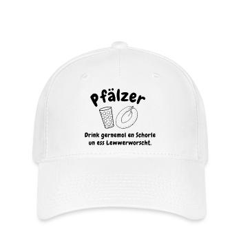 Schorle und Leberwurst - Flexfit Cap - Weiß - Vorne