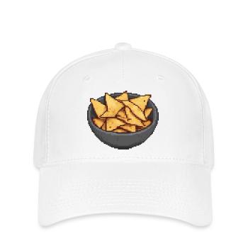 Crunchy Pixels Snack Bowl - Flexfit Cap - white - Front