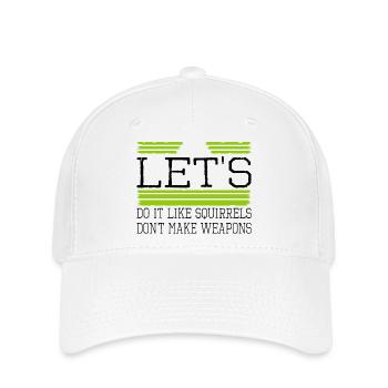 birthday present idea happy hippie festival - Flexfit Cap - white - Front