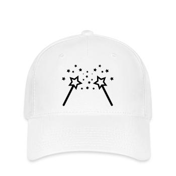 zauberstab 02 - Flexfit Cap - Weiß - Vorne