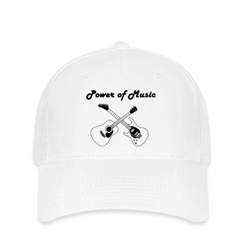 The Power of Black Music - Flexfit Cap - white - Front