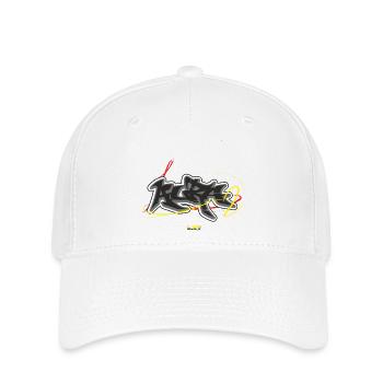 Aura Graffiti - Flexfit Cap - Weiß - Vorne