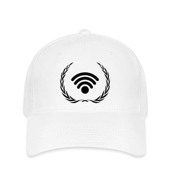 Wi-Fi Internet Wreath - Flexfit Cap - white - Front