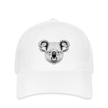 Koala - Casquette Flexfit - blanc - Devant