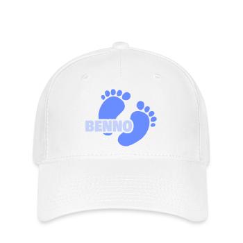 Naissance de Benno - Casquette Flexfit - blanc - Devant