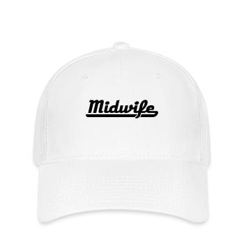 midwife - Flexfit Cap - white - Front